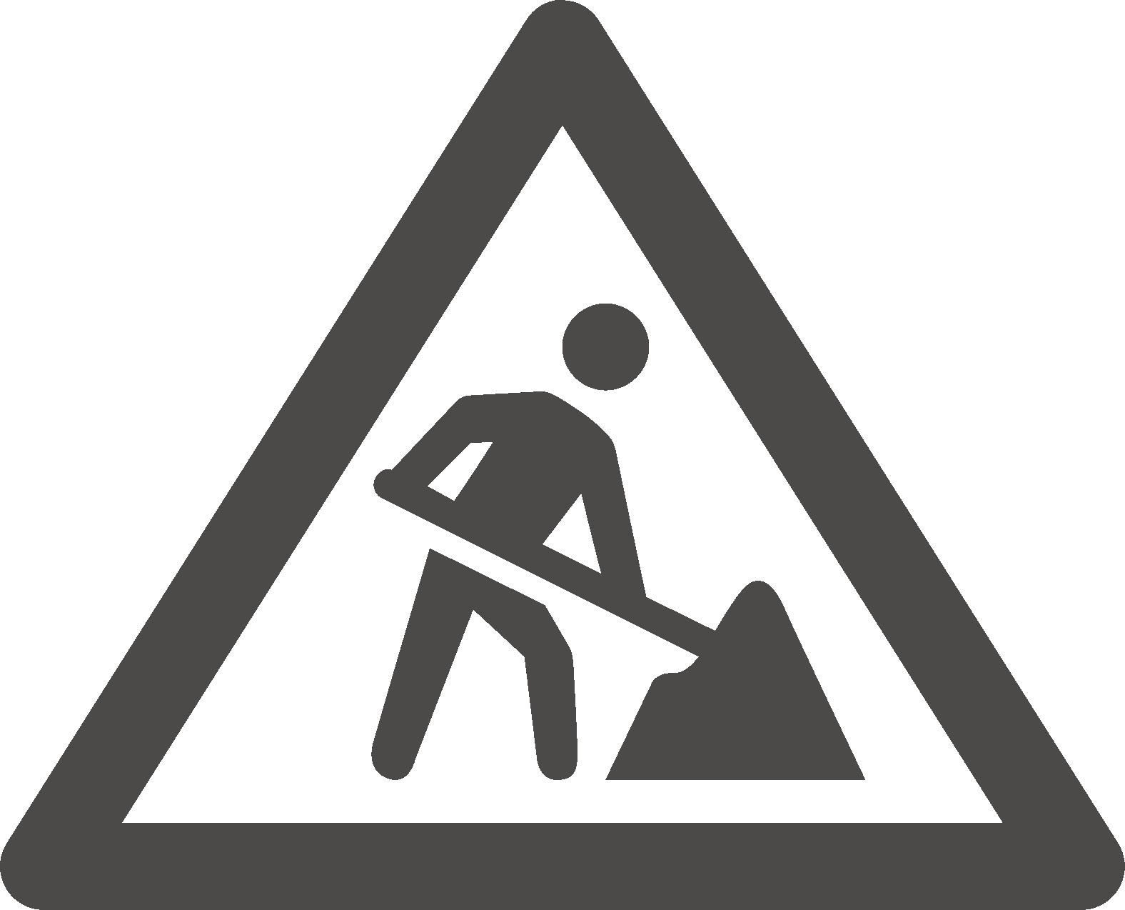 Baustellenhinweis